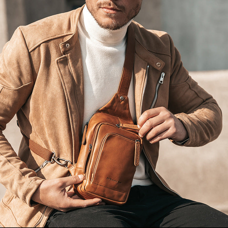 Leather Sling Bag Riga 女士 – alternate product view 2