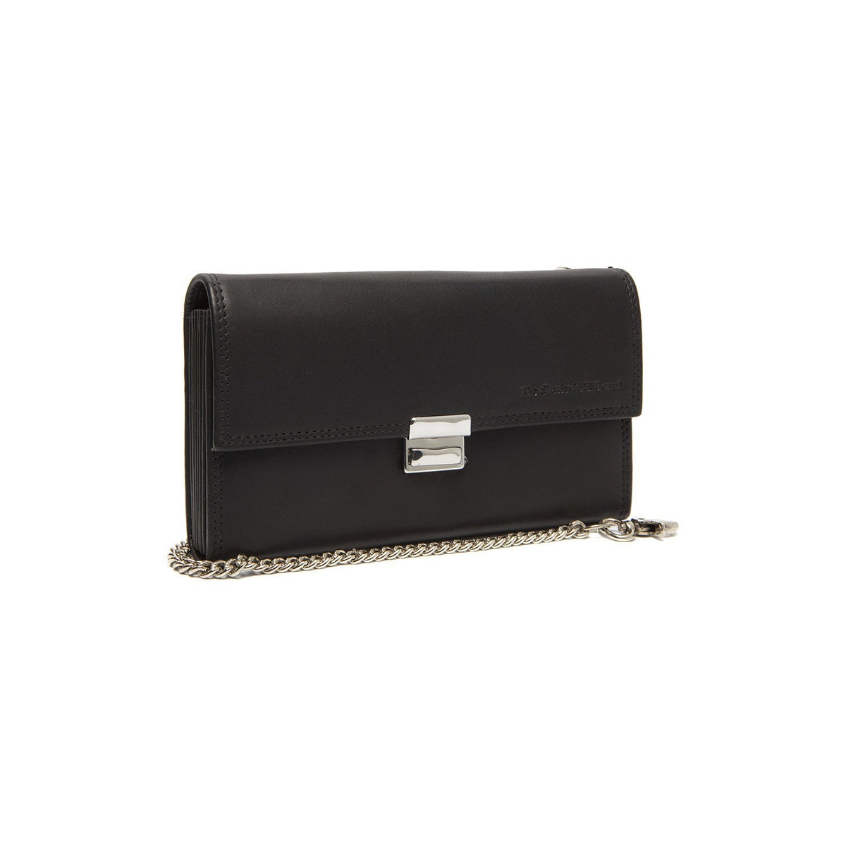 Elba Full-Grain Leather Waiter Wallet 女士 in Classic 100% Full-Grain Leather - Full Exterior Front Profile View | Buy Online