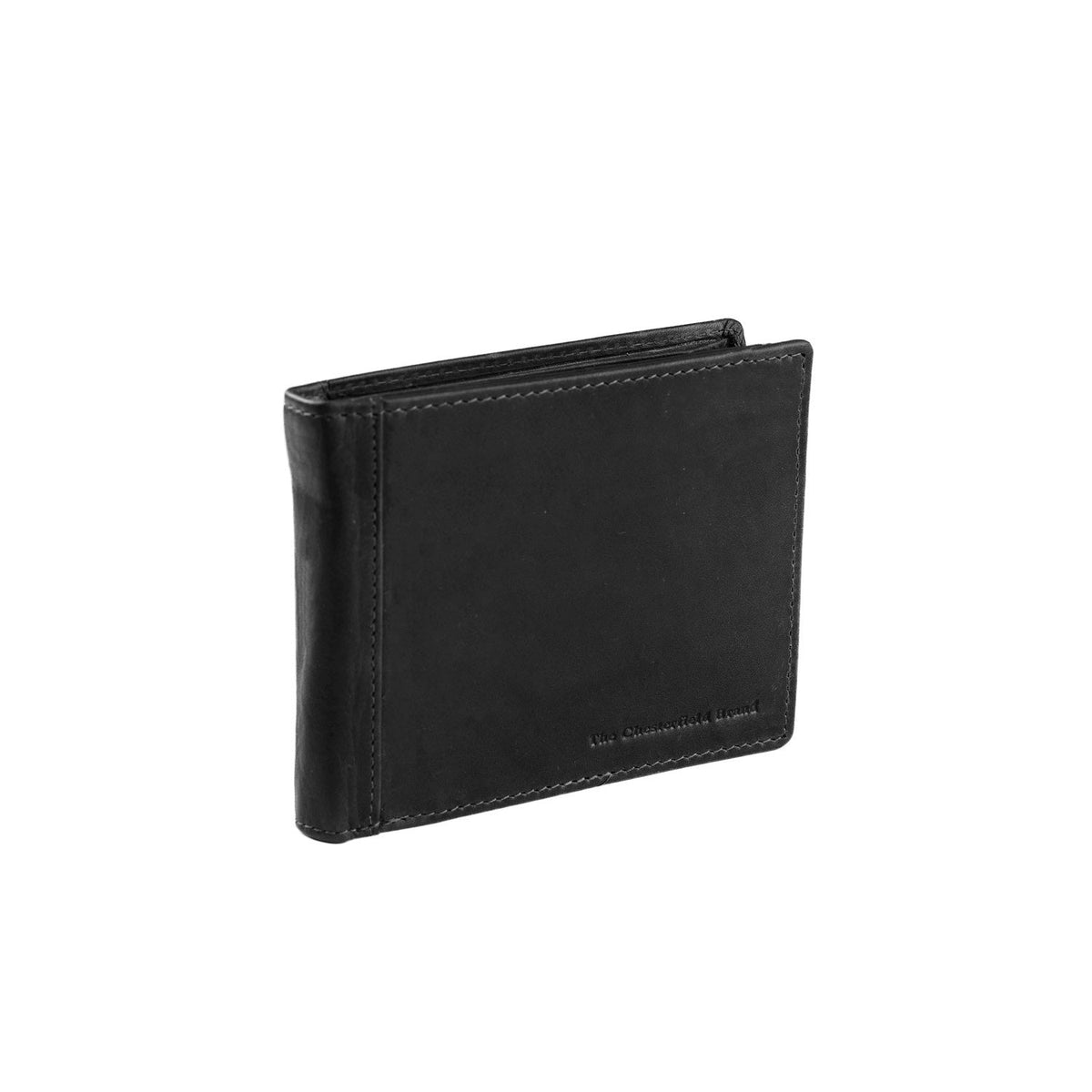 Alvina Full-Grain Leather Wallet 男士 in Classic 100% Full-Grain Leather - Full Exterior Front Profile View | Buy Online