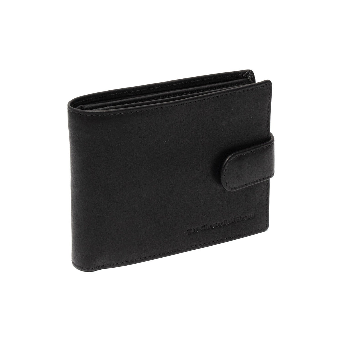 Curtis Full-Grain Leather Wallet 男士 in Classic 100% Full-Grain Leather - Full Exterior Front Profile View | Buy Online