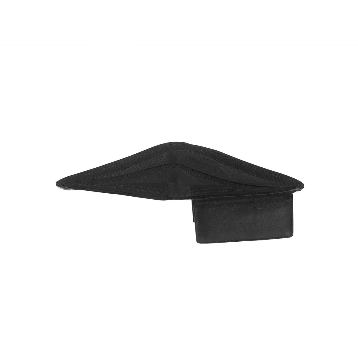 Solid Antique Brass Hardware &amp; Heavy-Duty Dual Zipper Detail on Enzo Full-Grain Leather Wallet 男士