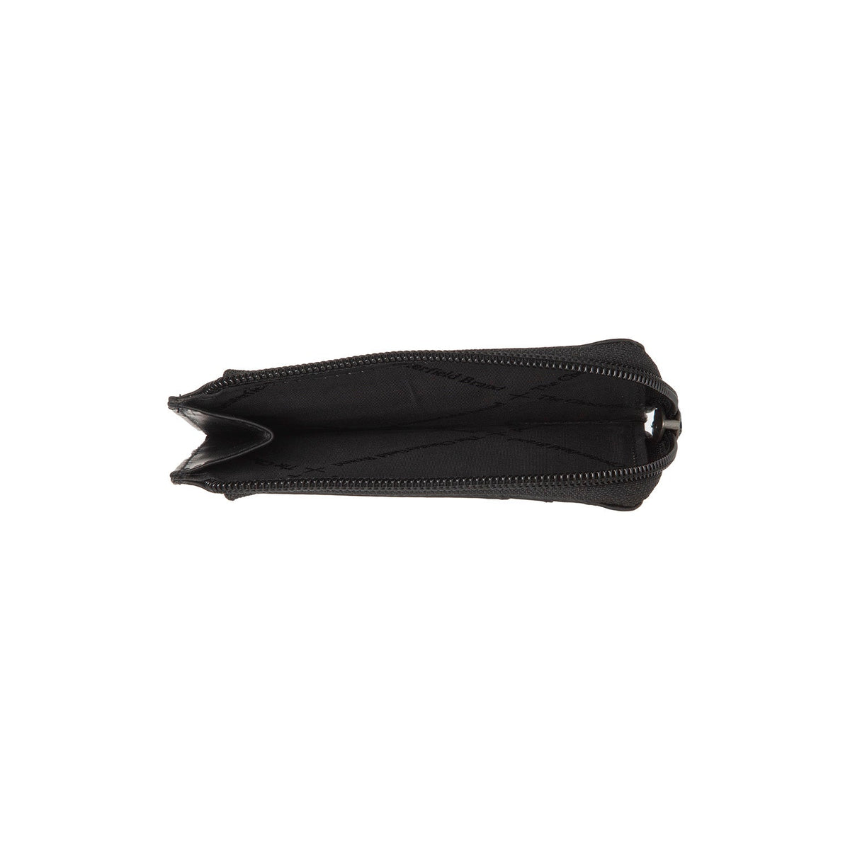 Livenza Full-Grain Leather Wallet 女士 - Structured Side Profile Showing Gusset Depth &amp; Expansion Capacity