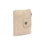 Mavona Full-Grain Leather Wallet 女士 in Classic 100% Full-Grain Leather - Full Exterior Front Profile View | Buy Online