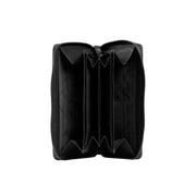 Classic 100% Full-Grain leather Wallet - Rear Perspective Showing Reinforced Leather Straps &amp; Stitching