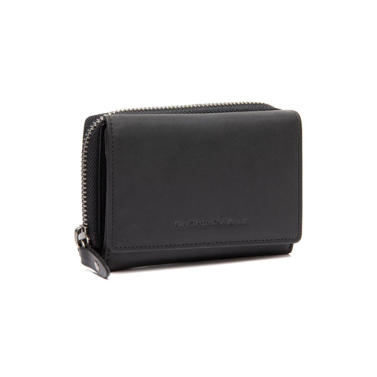 Sorraia Full-Grain Leather Wallet 女士 in Classic 100% Full-Grain Leather - Full Exterior Front Profile View | Buy Online