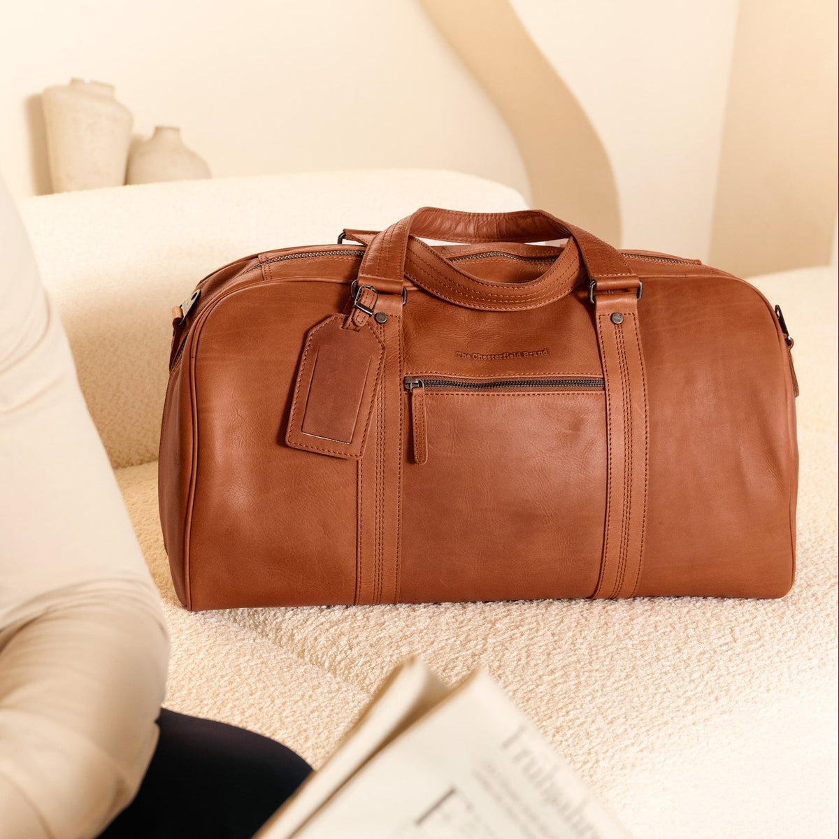 Rivaro Full-Grain Leather Weekender Bag 女士 – alternate product view 3