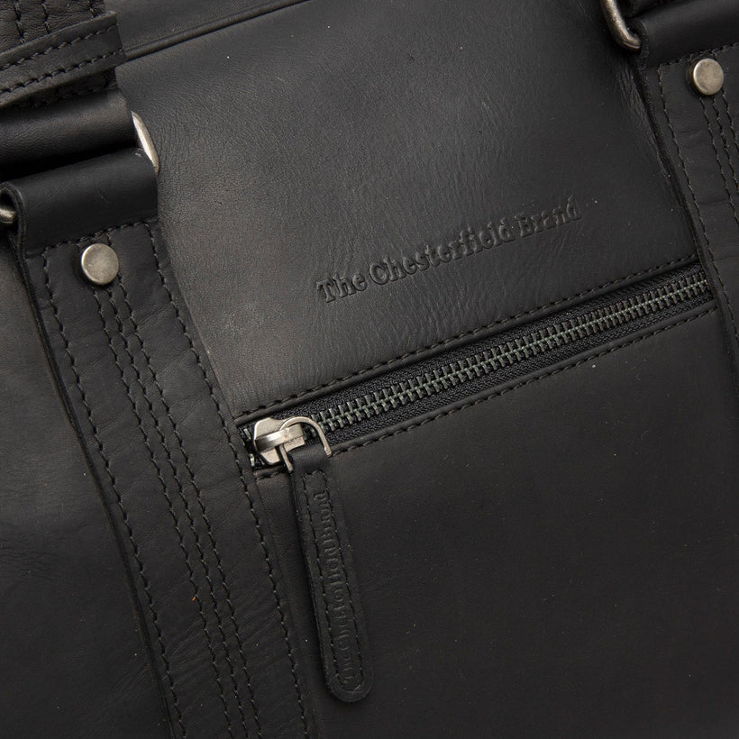 Volenza Full-Grain Leather Weekender Bag 女士