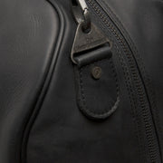 Solid Antique Brass Hardware &amp; Heavy-Duty Dual Zipper Detail on William Full-Grain Leather Weekender Bag 女士