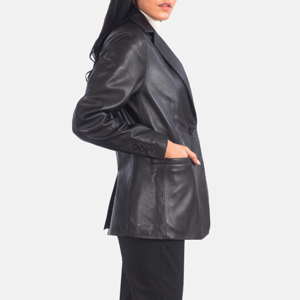 Norma 真皮西装外套 女士 – alternate product view 3