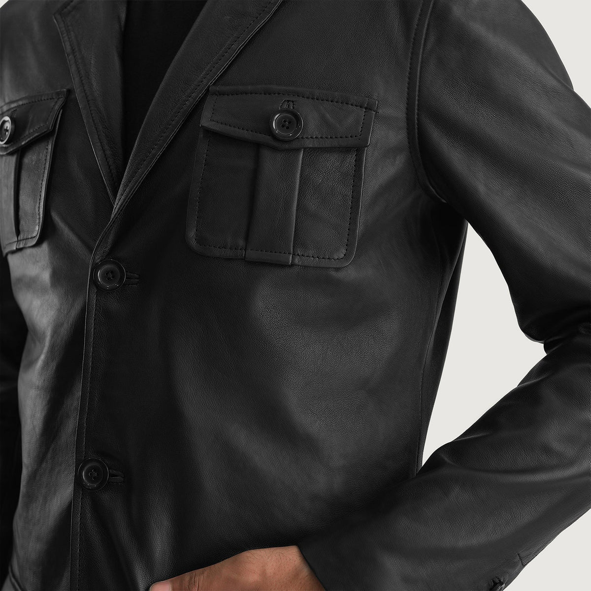 Interior View Showing Quilted Polyester Lining & Dual Inside Utility Storage Pockets