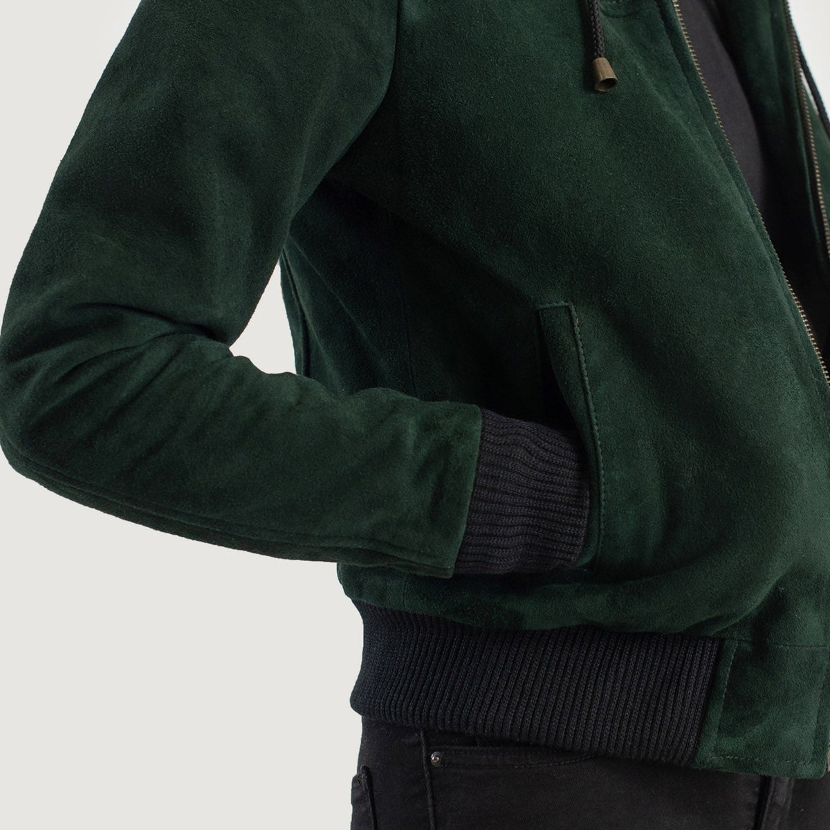 
内衬展示 Showing Fleece Lined & 内部双侧实用暗袋