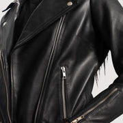 Rumy Maroon 真皮机车夹克 女士 – alternate product view 6
