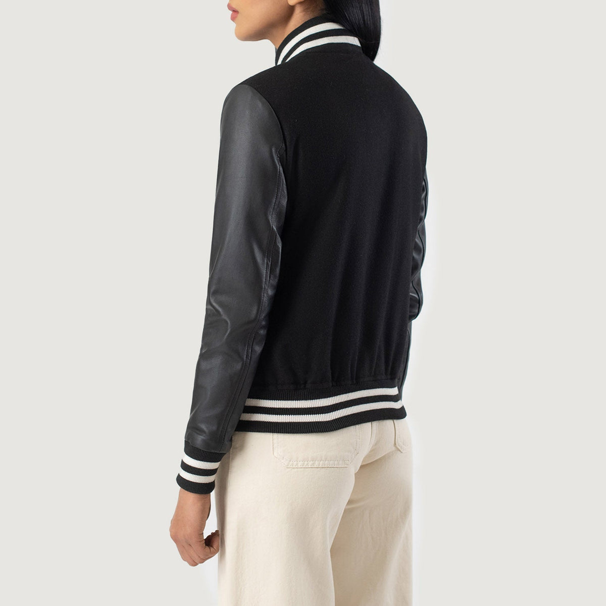 Savant Varsity 真皮夹克 女士 – alternate product view 5