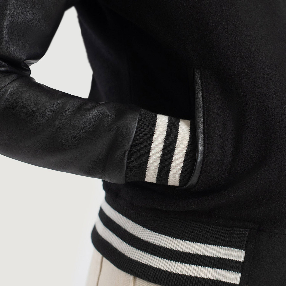 Savant Varsity 真皮夹克 女士 – alternate product view 6