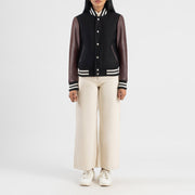 Savant Varsity 真皮夹克 女士 – alternate product view 3