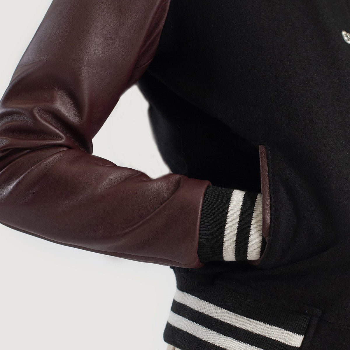 Savant Varsity 真皮夹克 女士 – alternate product view 6