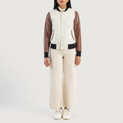 Savant Varsity 真皮夹克 女士 – alternate product view 3
