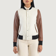 Savant Varsity 真皮夹克 女士 – alternate product view 4