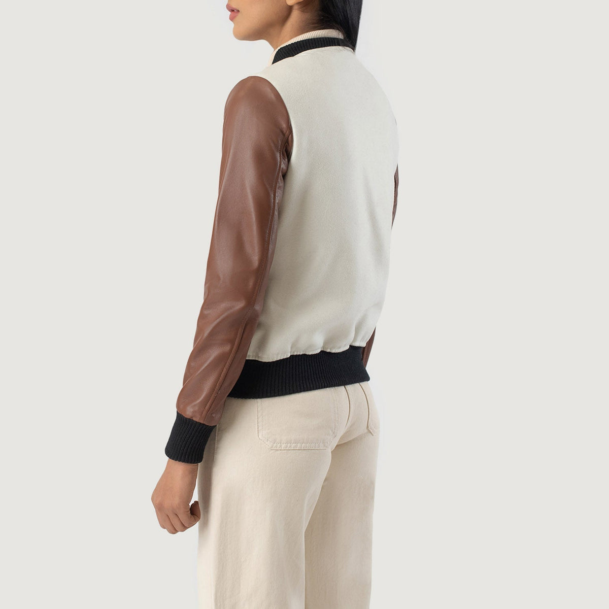 Savant Varsity 真皮夹克 女士 – alternate product view 5