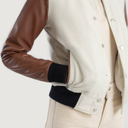 Savant Varsity 真皮夹克 女士 – alternate product view 6