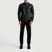 Sven 真皮飞行员夹克 男士 – alternate product view 4