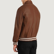 Walton Varsity 真皮夹克 男士 – alternate product view 5