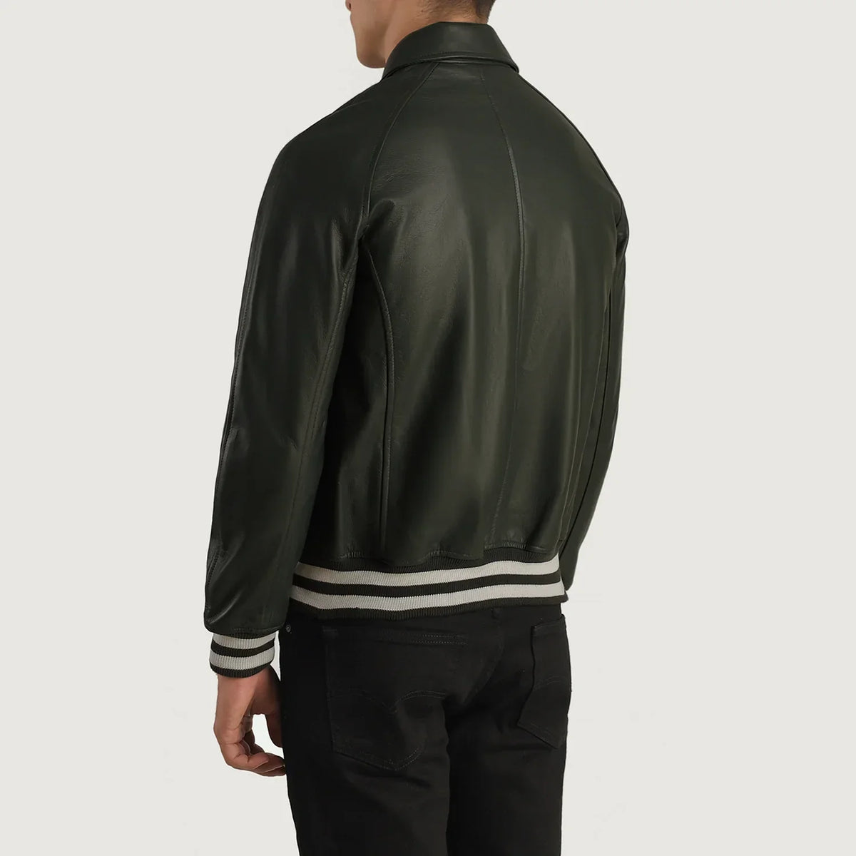 Walton Varsity 真皮夹克 男士 – alternate product view 5
