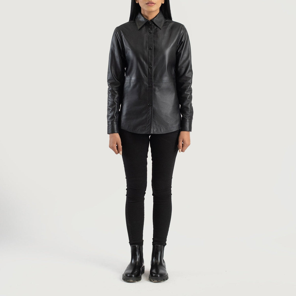 Zenith Shirt 真皮夹克 女士 – alternate product view 3