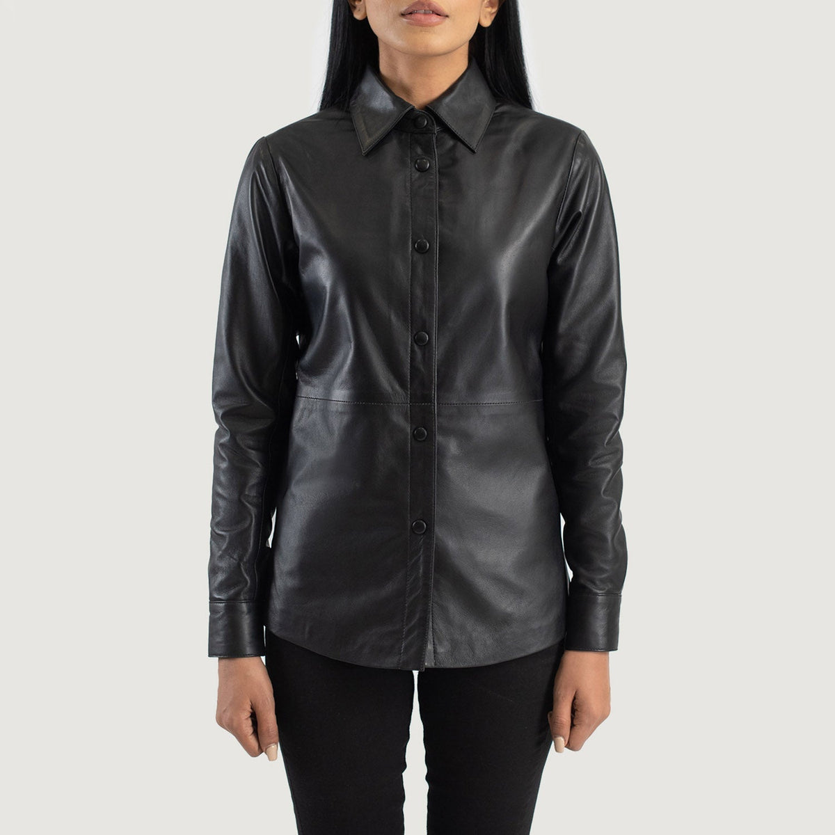 Zenith Shirt 真皮夹克 女士 – alternate product view 4