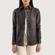 Zenith Shirt 真皮夹克 女士 – alternate product view 1