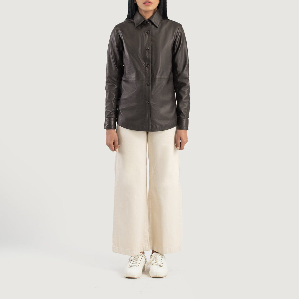 Zenith Shirt 真皮夹克 女士 – alternate product view 3
