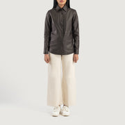 Zenith Shirt 真皮夹克 女士 – alternate product view 3