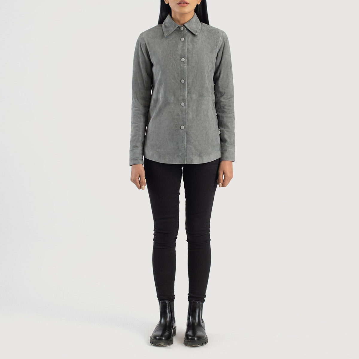 Zenith Shirt 真皮夹克 女士 – alternate product view 3