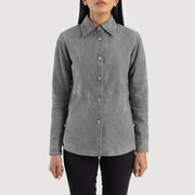 Zenith Shirt 真皮夹克 女士 – alternate product view 4