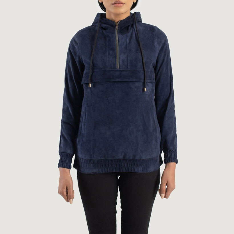 Zest Hooded Pullover 真皮夹克 女士